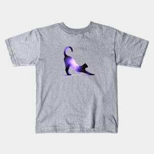 stretching cat Kids T-Shirt